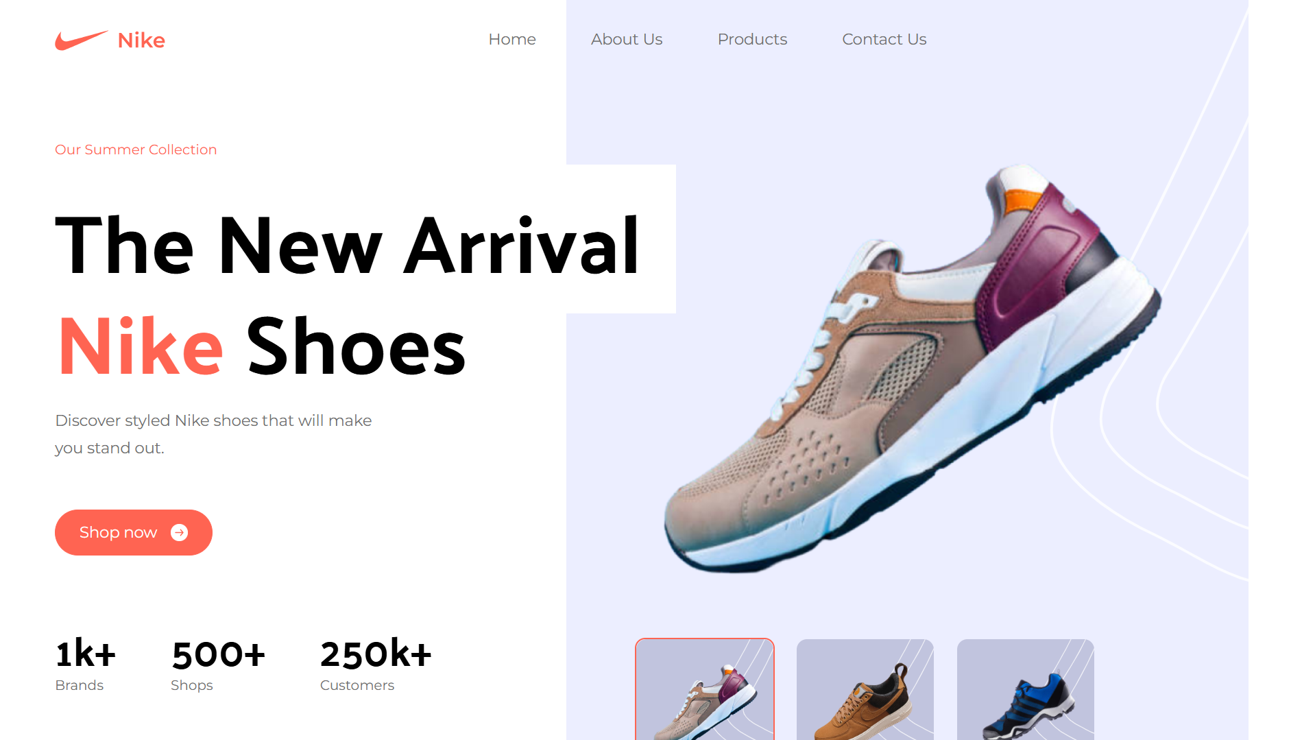 Nike Landing Page